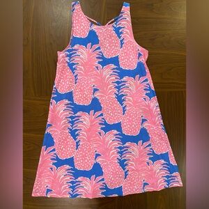 Lilly Pulitzer Kristen Swing Dress Blue Haven Little Flamenco Size Small